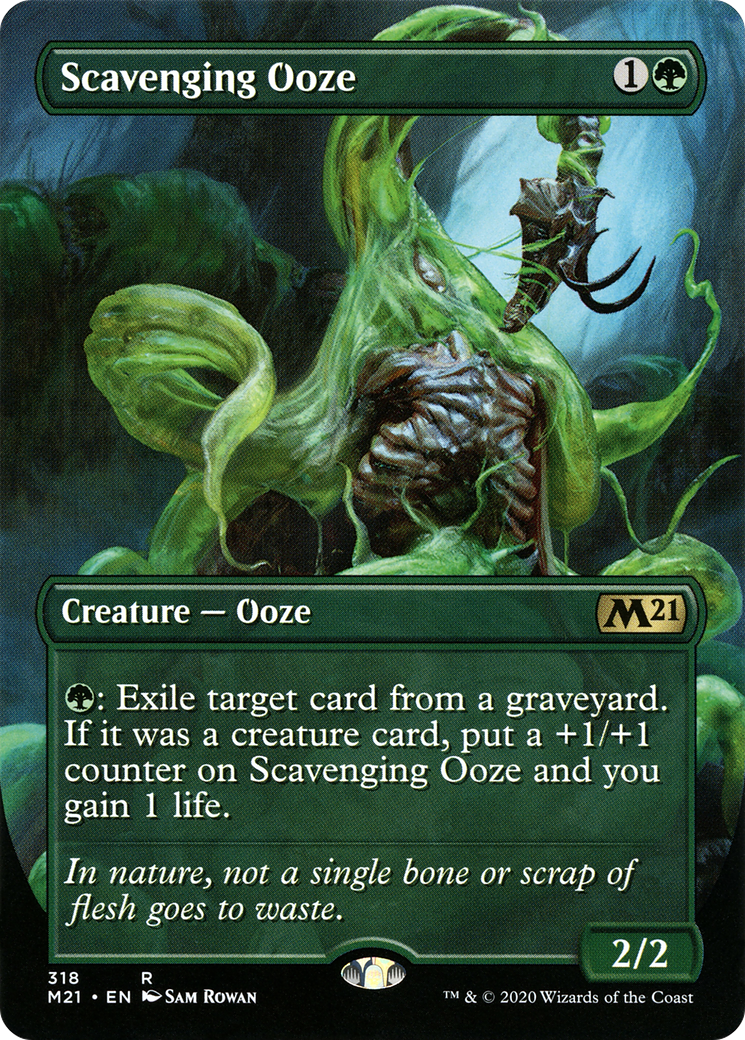 ooze card mtg March of the World Magic the Gathering Proxy If it was a creature card Biogenic Ooze - Promo Pack