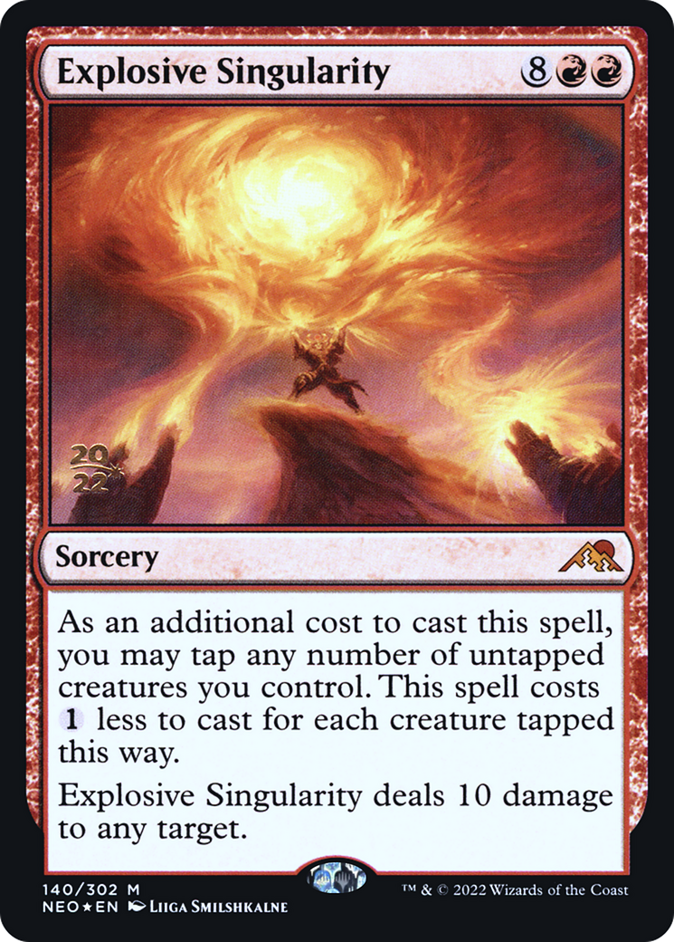 Explosive Singularity [Kamigawa: Neon Dynasty Prerelease Promos] | Grognard Games