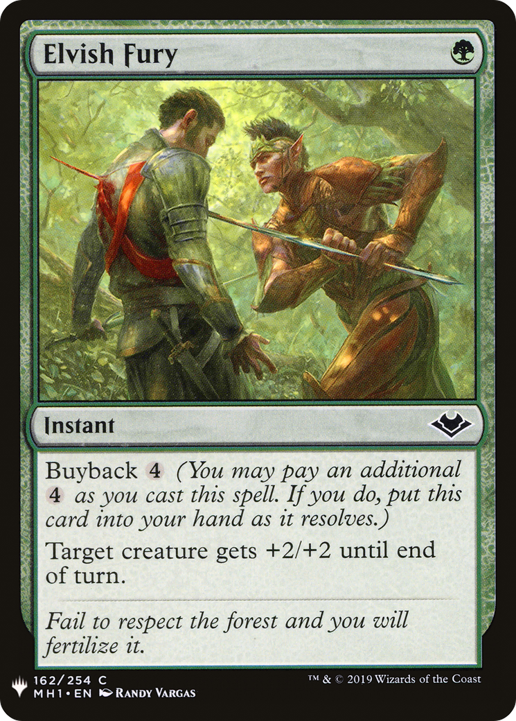 Elvish Fury [Mystery Booster] | Grognard Games