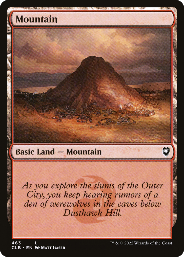 Mountain (463) [Commander Legends: Battle for Baldur's Gate] | Grognard Games