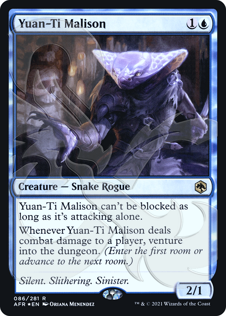 Yuan-Ti Malison (Ampersand Promo) [Dungeons & Dragons: Adventures in the Forgotten Realms Promos] | Grognard Games