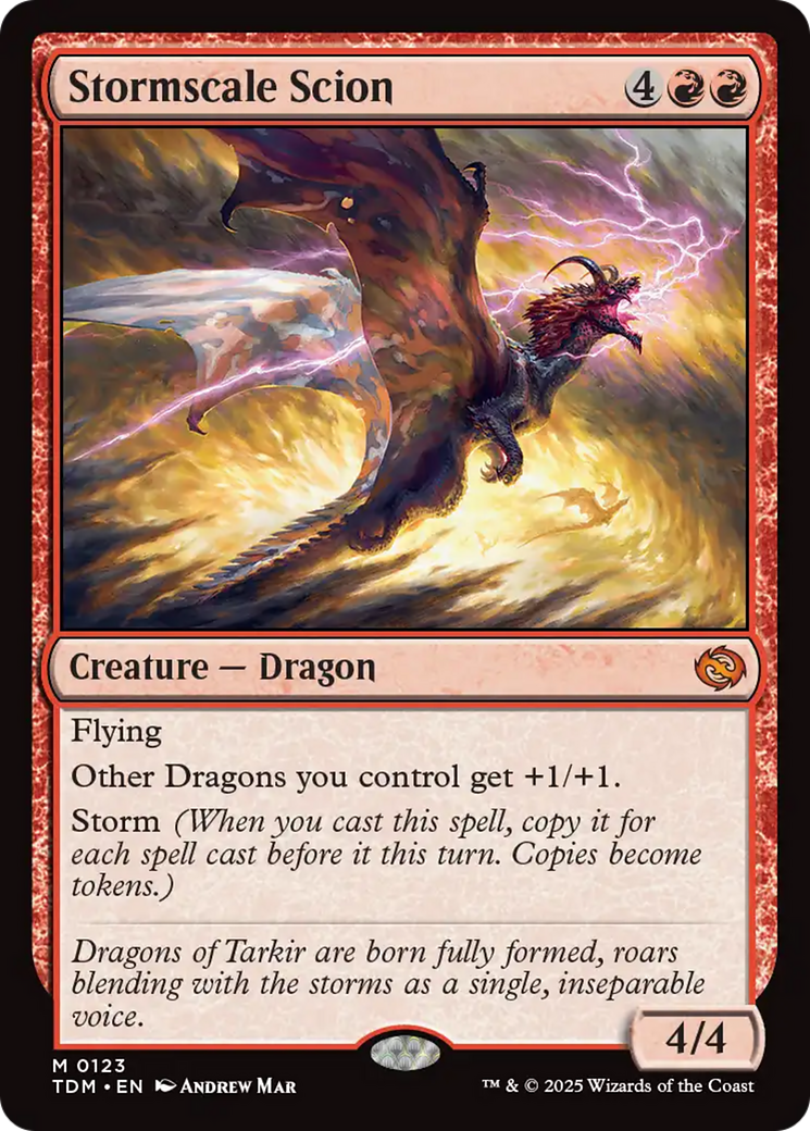 Stormscale Scion (TDM-123) - Tarkir: Dragonstorm Foil | Grognard Games