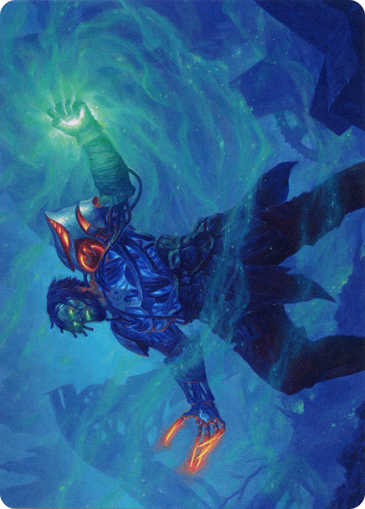 Mishra, Claimed by Gix Art Card (ASBRO-037) - The Brothers' War Art Series (Borderless) | Grognard Games