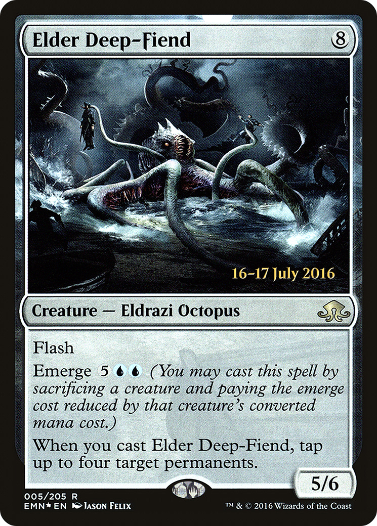 Elder Deep-Fiend  [Eldritch Moon Prerelease Promos] | Grognard Games