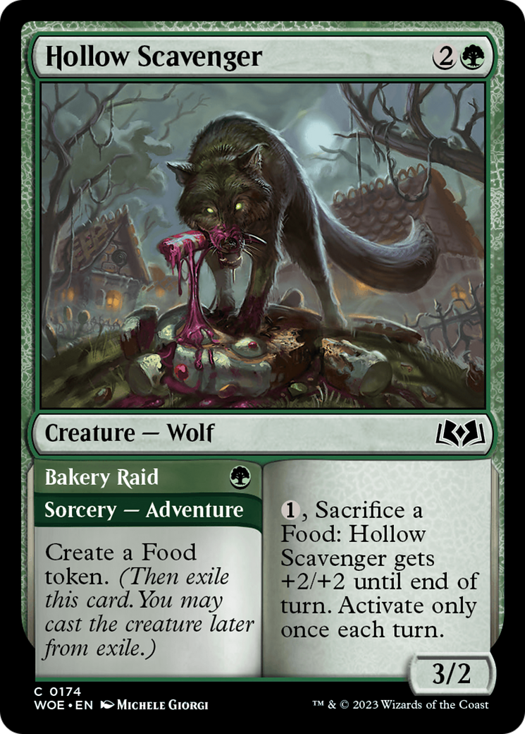 Hollow Scavenger // Bakery Raid [Wilds of Eldraine] | Grognard Games
