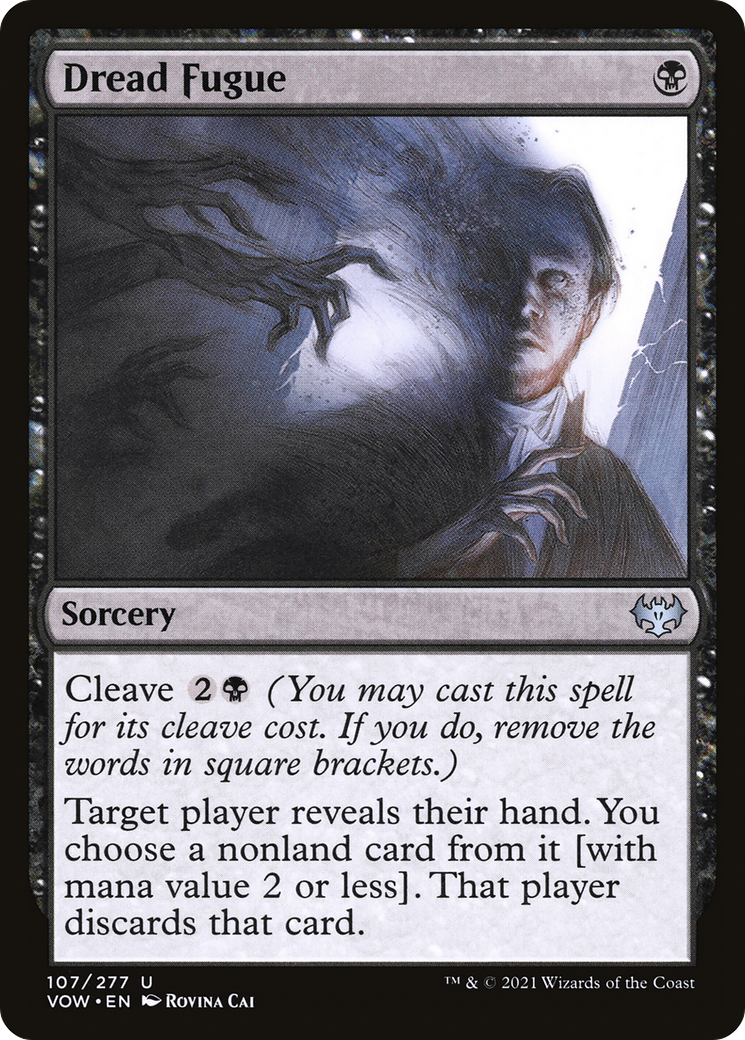 Dread Fugue [Innistrad: Crimson Vow] | Grognard Games