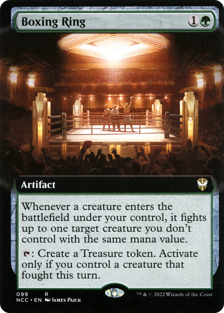 Boxing Ring (Extended Art) [Streets of New Capenna Commander] | Grognard Games