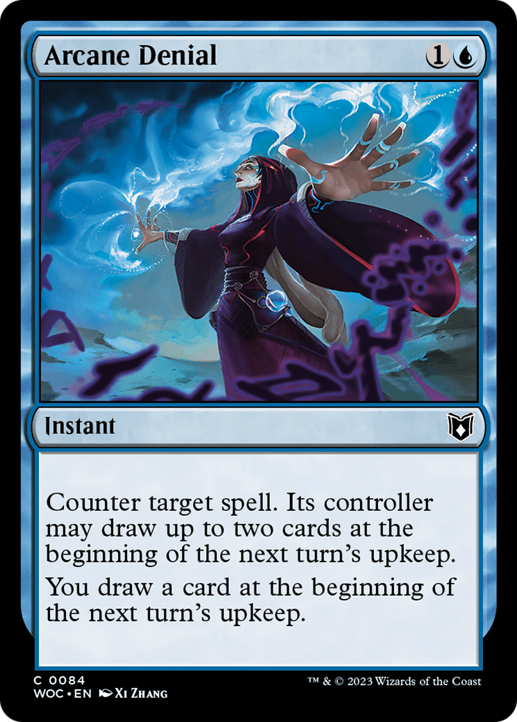 Arcane Denial [Wilds of Eldraine Commander] | Grognard Games
