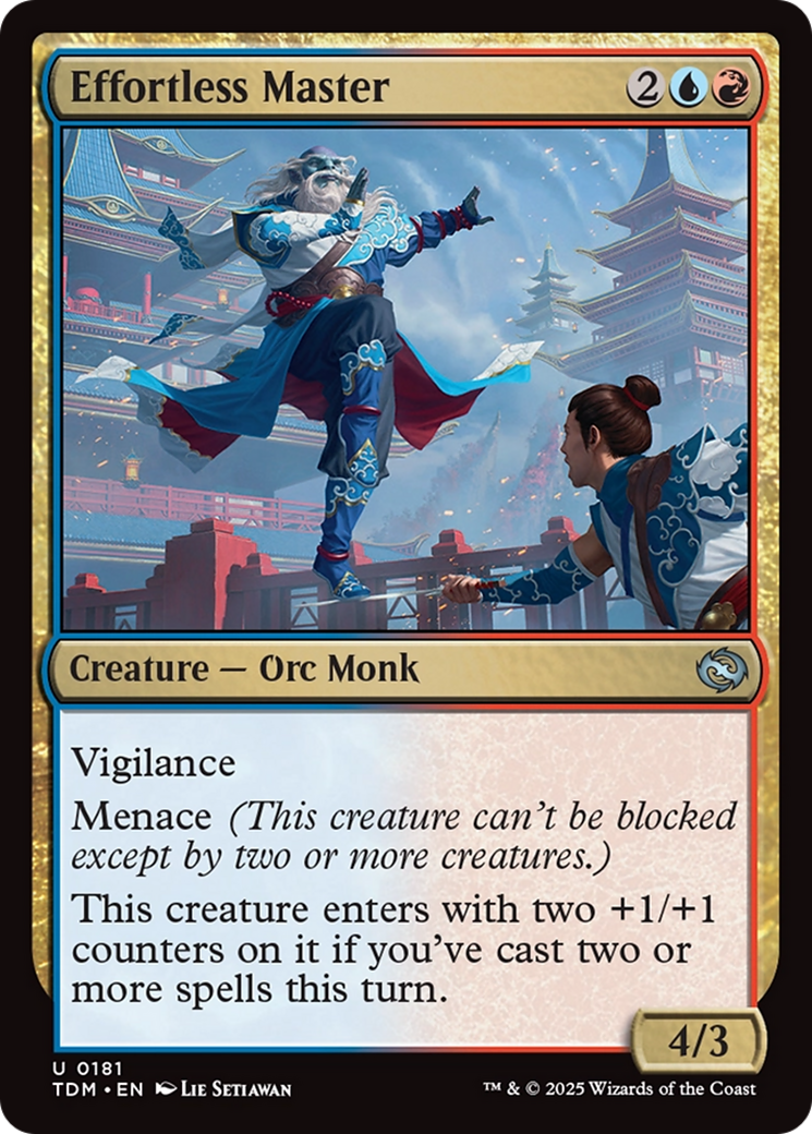 Effortless Master [Tarkir: Dragonstorm] | Grognard Games
