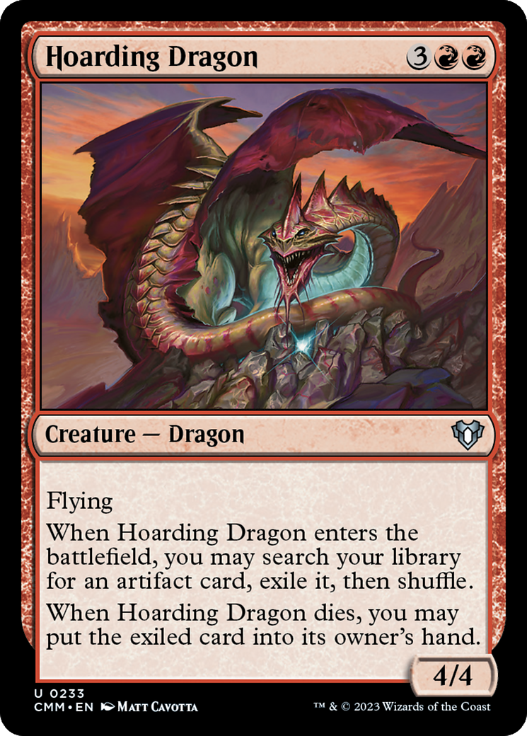 Hoarding Dragon [Commander Masters] | Grognard Games