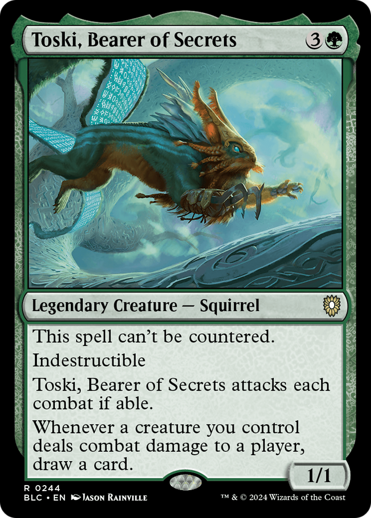 Toski, Bearer of Secrets [Bloomburrow Commander] | Grognard Games