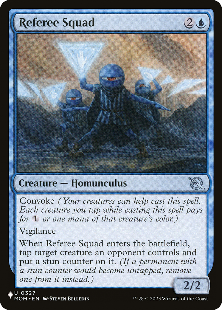 Referee Squad [The List] | Grognard Games