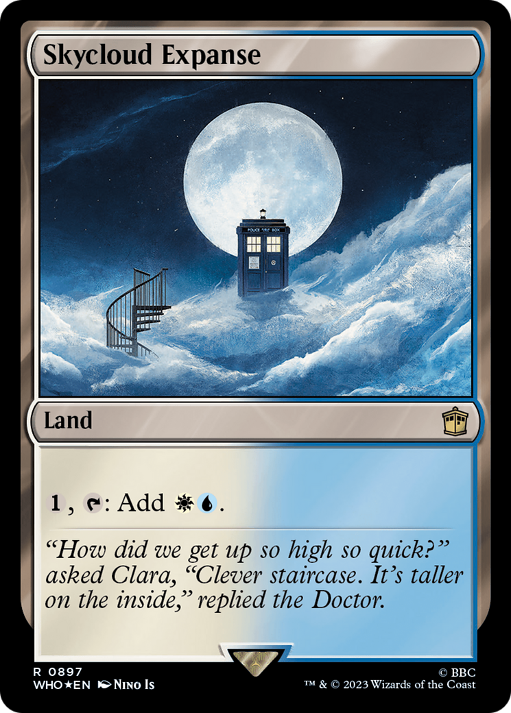 Skycloud Expanse (Surge Foil) [Doctor Who] | Grognard Games