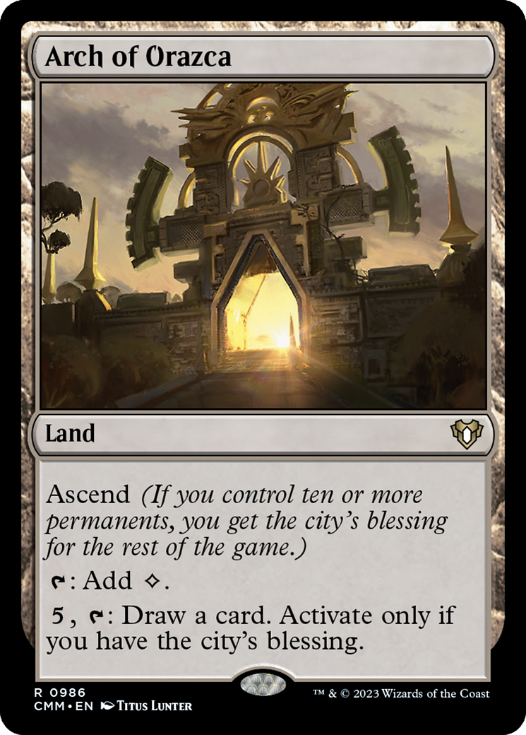 Arch of Orazca [Commander Masters] | Grognard Games