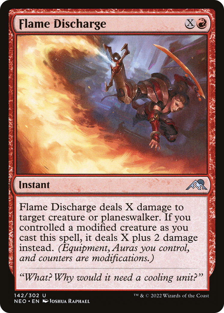 Flame Discharge [Kamigawa: Neon Dynasty] | Grognard Games