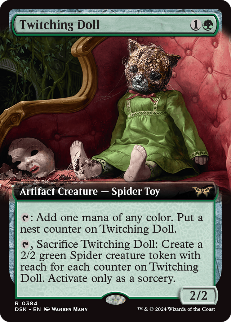 Twitching Doll (Extended Art) [Duskmourn: House of Horror] | Grognard Games