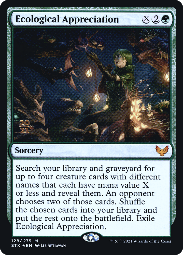 Ecological Appreciation [Strixhaven: School of Mages Prerelease Promos] | Grognard Games