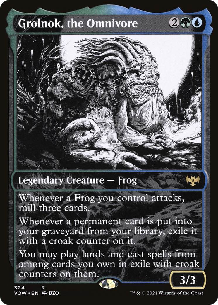 Grolnok, the Omnivore (Showcase Eternal Night) [Innistrad: Crimson Vow] | Grognard Games