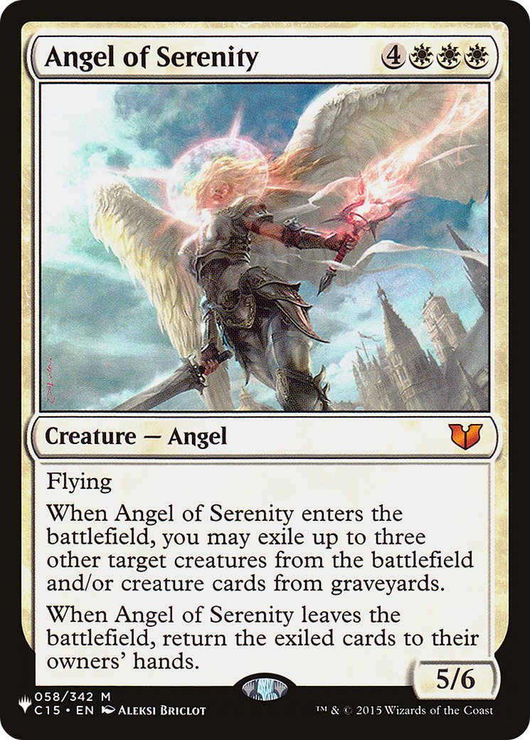 Angel of Serenity [The List] | Grognard Games