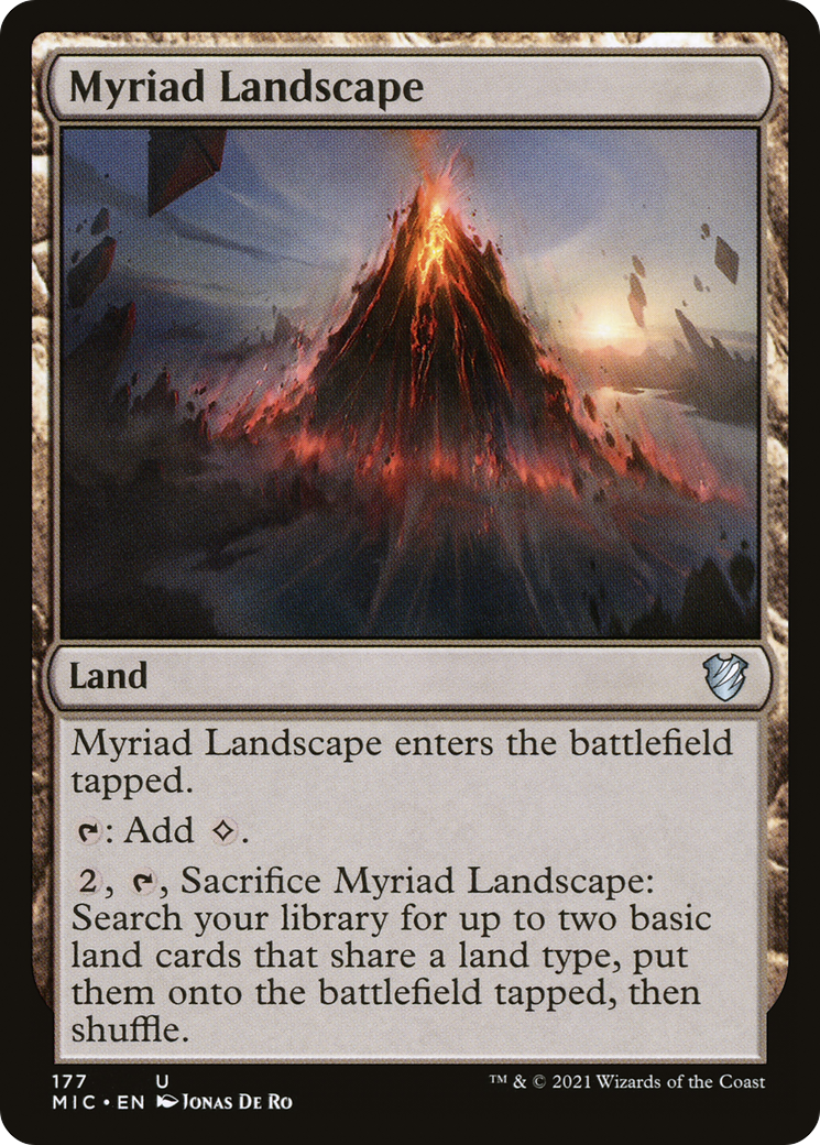 Myriad Landscape [Innistrad: Midnight Hunt Commander] | Grognard Games