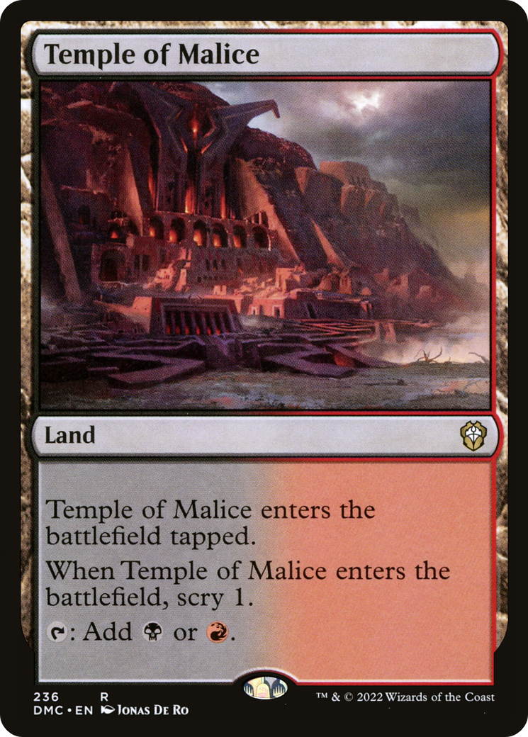 Temple of Malice [Dominaria United Commander] | Grognard Games