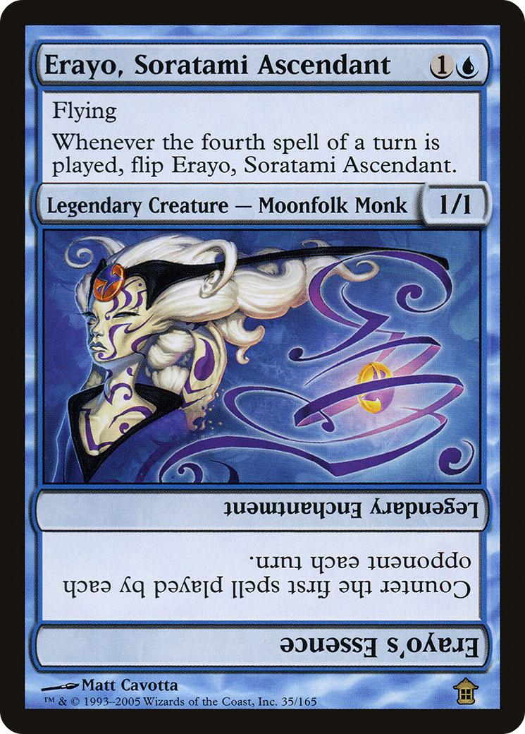 Erayo, Soratami Ascendant // Erayo's Essence (SOK-035) - Saviors of Kamigawa | Grognard Games