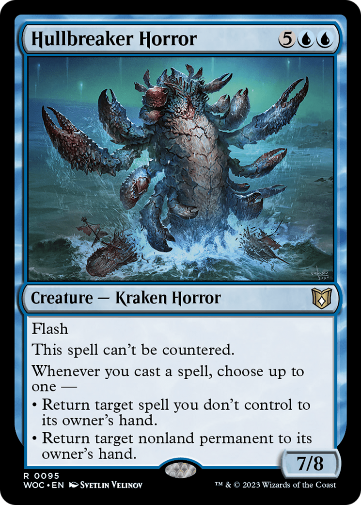 Hullbreaker Horror [Wilds of Eldraine Commander] | Grognard Games
