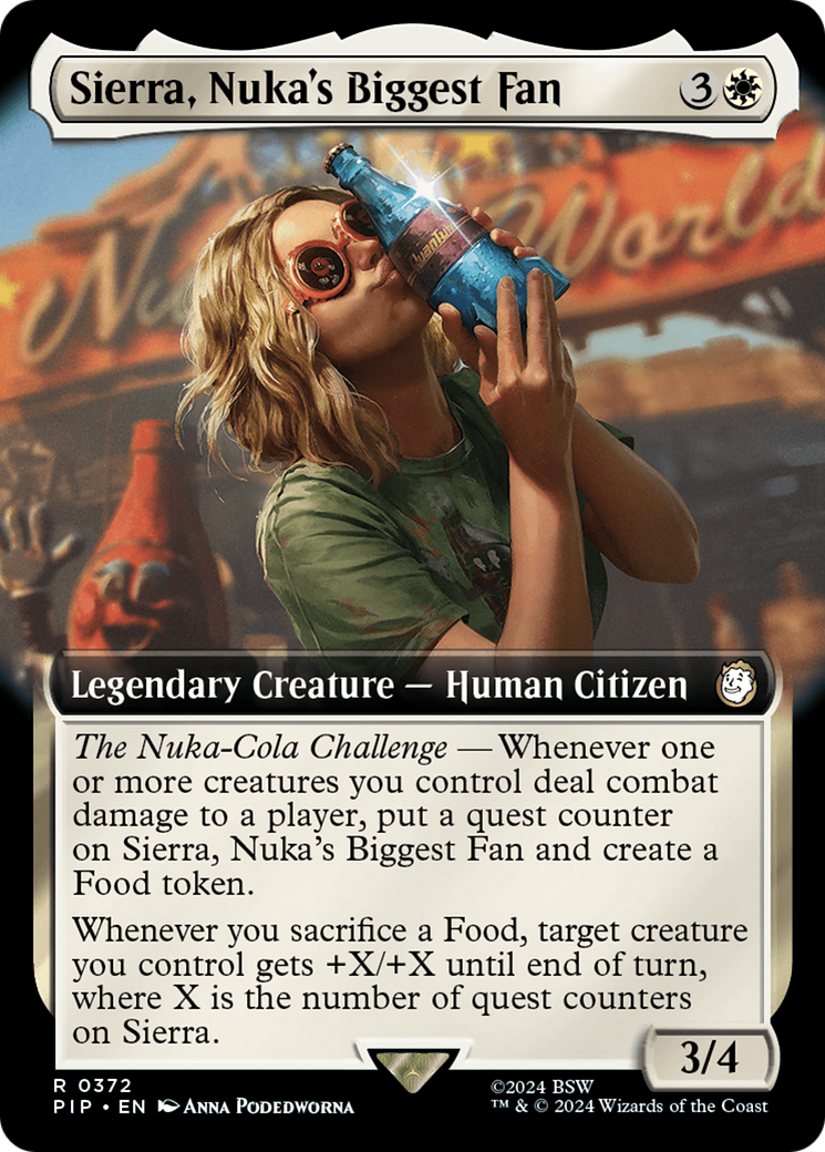 Sierra, Nuka's Biggest Fan (Extended Art) [Fallout] | Grognard Games