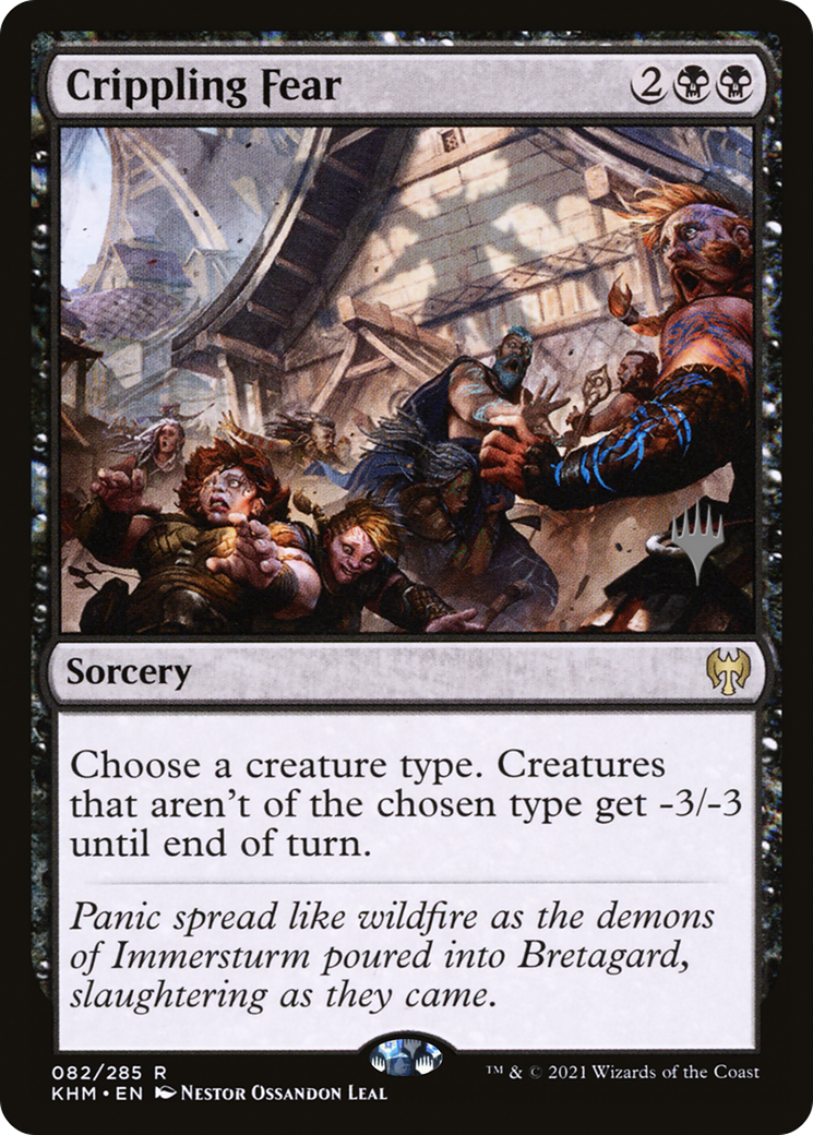 Crippling Fear [Kaldheim Promos] | Grognard Games