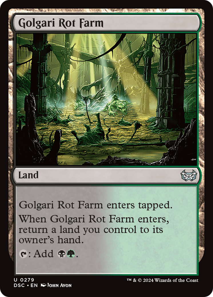 Golgari Rot Farm [Duskmourn: House of Horror Commander] | Grognard Games