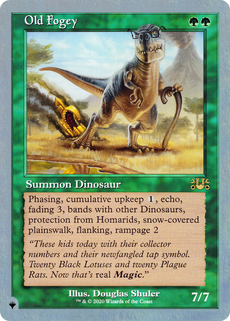 Old Fogey (Unfinity Foil Edition) [The List] | Grognard Games