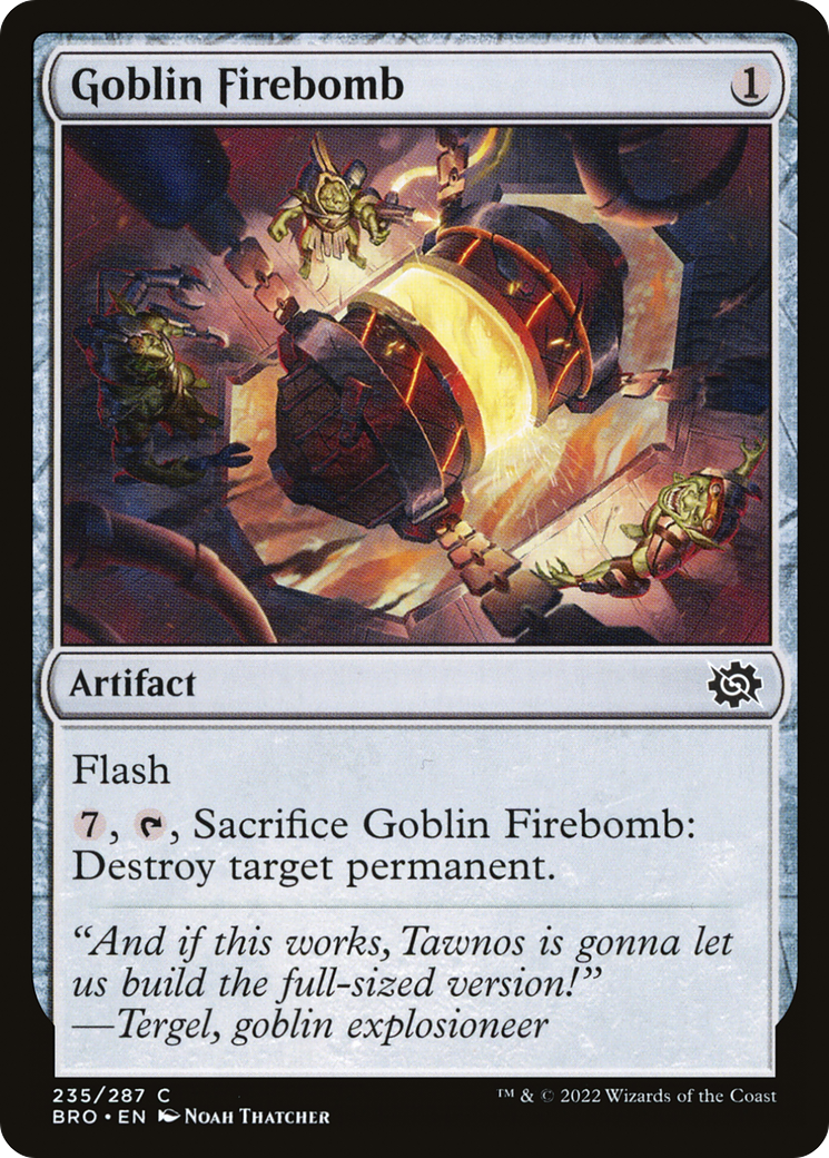 Goblin Firebomb [The Brothers' War] | Grognard Games