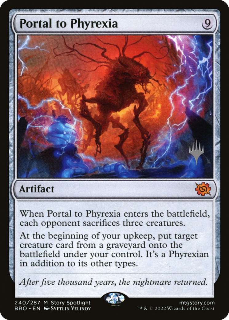 Portal to Phyrexia (Promo Pack) [The Brothers' War Promos] | Grognard Games