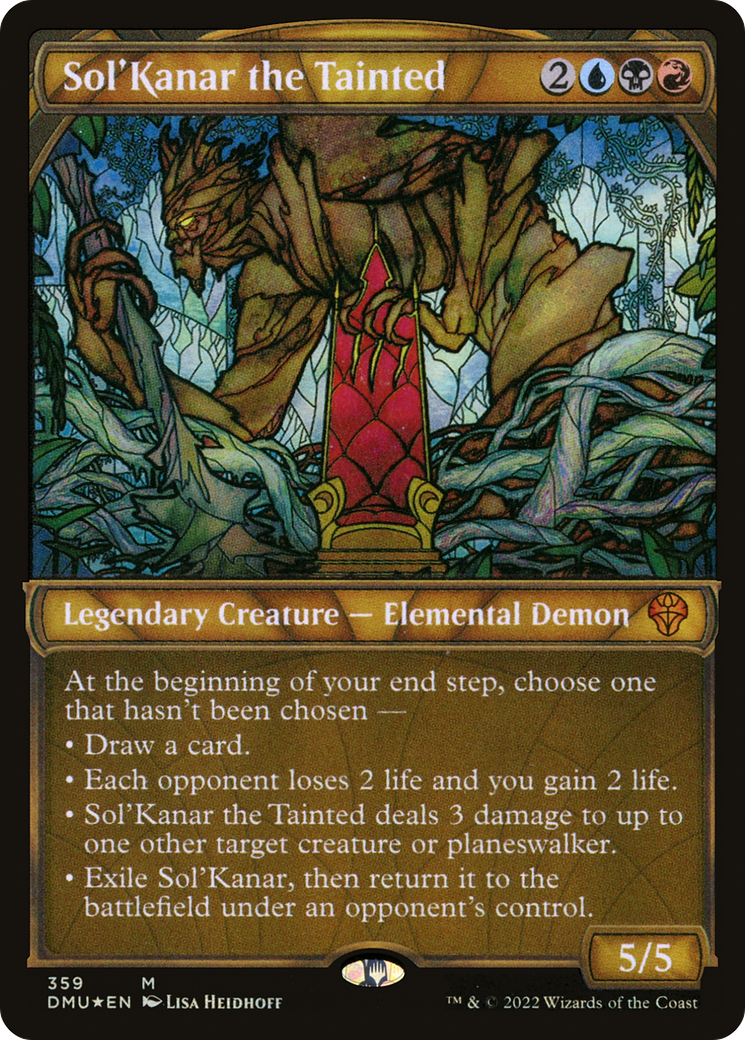 Sol'Kanar the Tainted (Showcase Textured) [Dominaria United] | Grognard Games