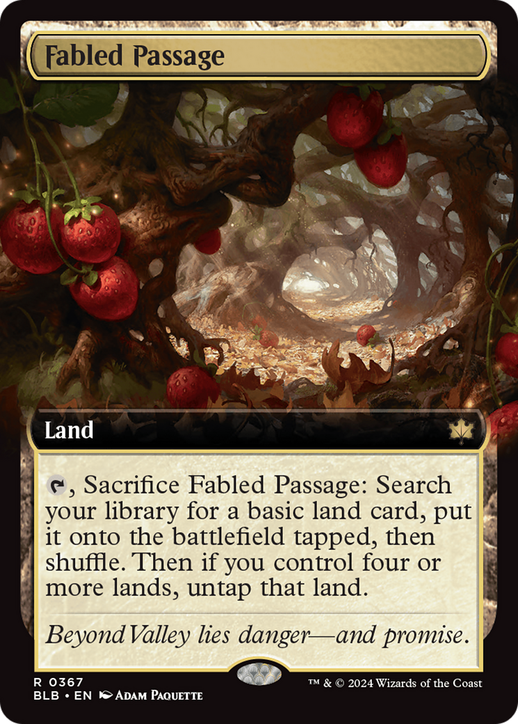Fabled Passage (Extended Art) [Bloomburrow] | Grognard Games