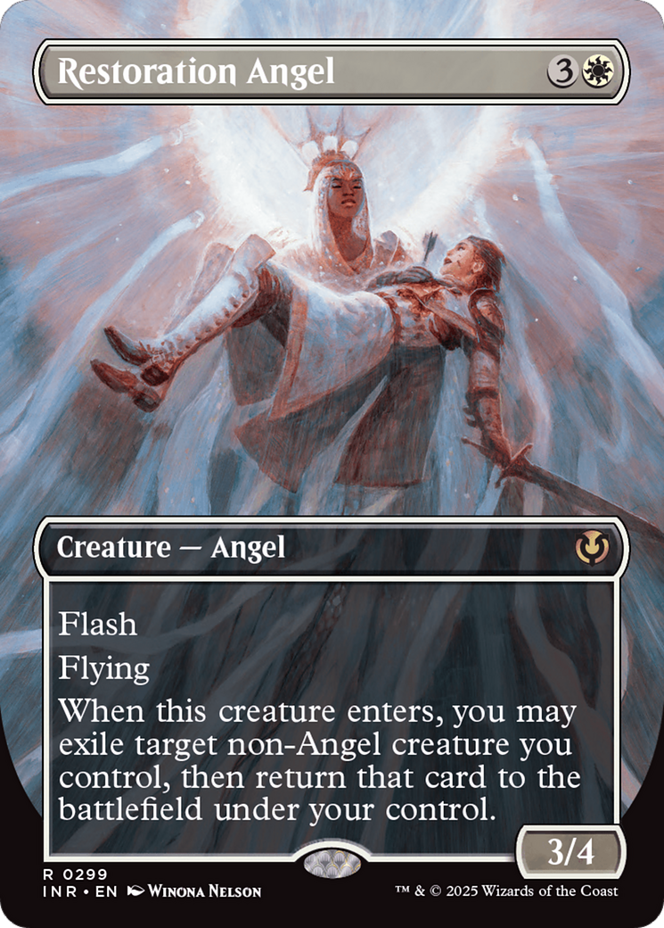 Restoration Angel (Borderless) [Innistrad Remastered] | Grognard Games