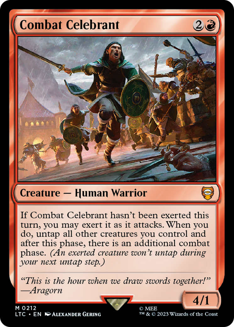 Combat Celebrant [The Lord of the Rings: Tales of Middle-Earth Commander] | Grognard Games