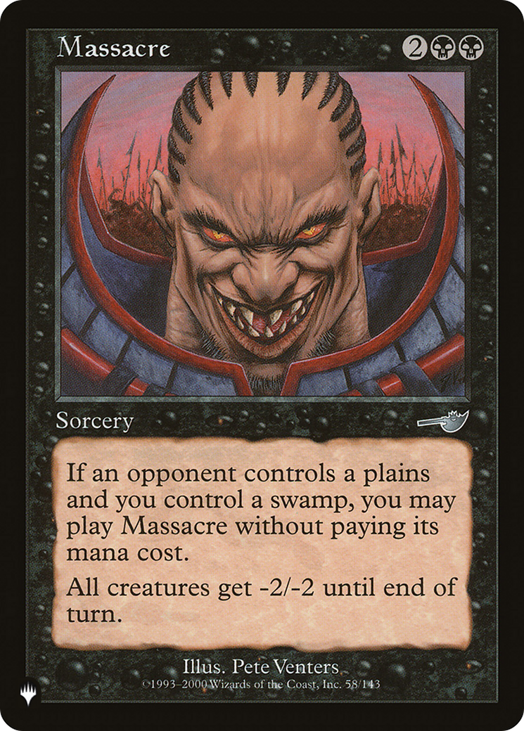 Massacre [The List] | Grognard Games