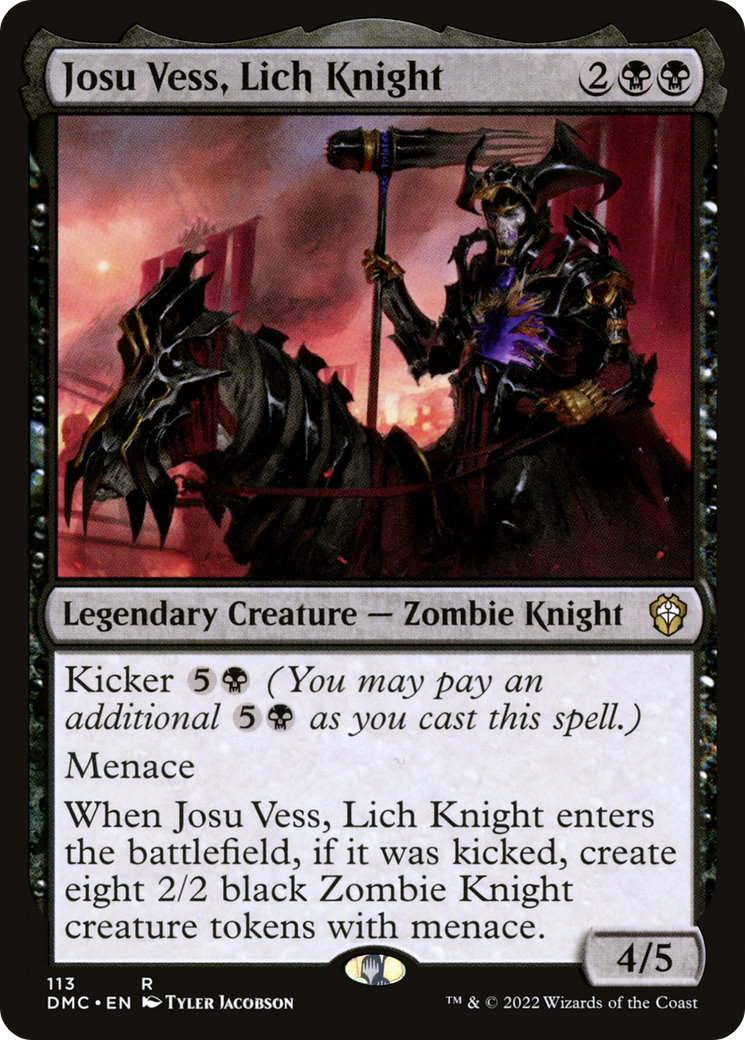 Josu Vess, Lich Knight [Dominaria United Commander] | Grognard Games