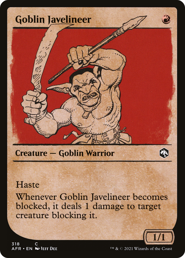 Goblin Javelineer (Showcase) [Dungeons & Dragons: Adventures in the Forgotten Realms] | Grognard Games