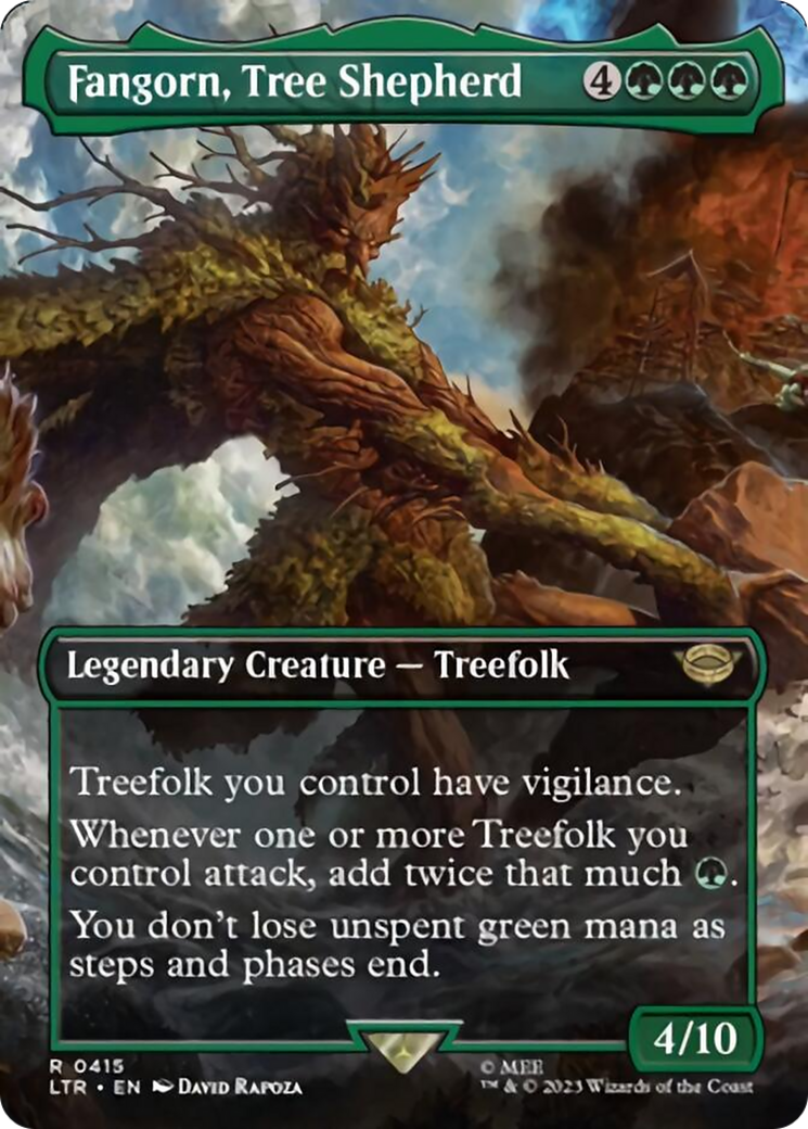 Fangorn, Tree Shepherd (Borderless Alternate Art) [The Lord of the Rings: Tales of Middle-Earth] | Grognard Games