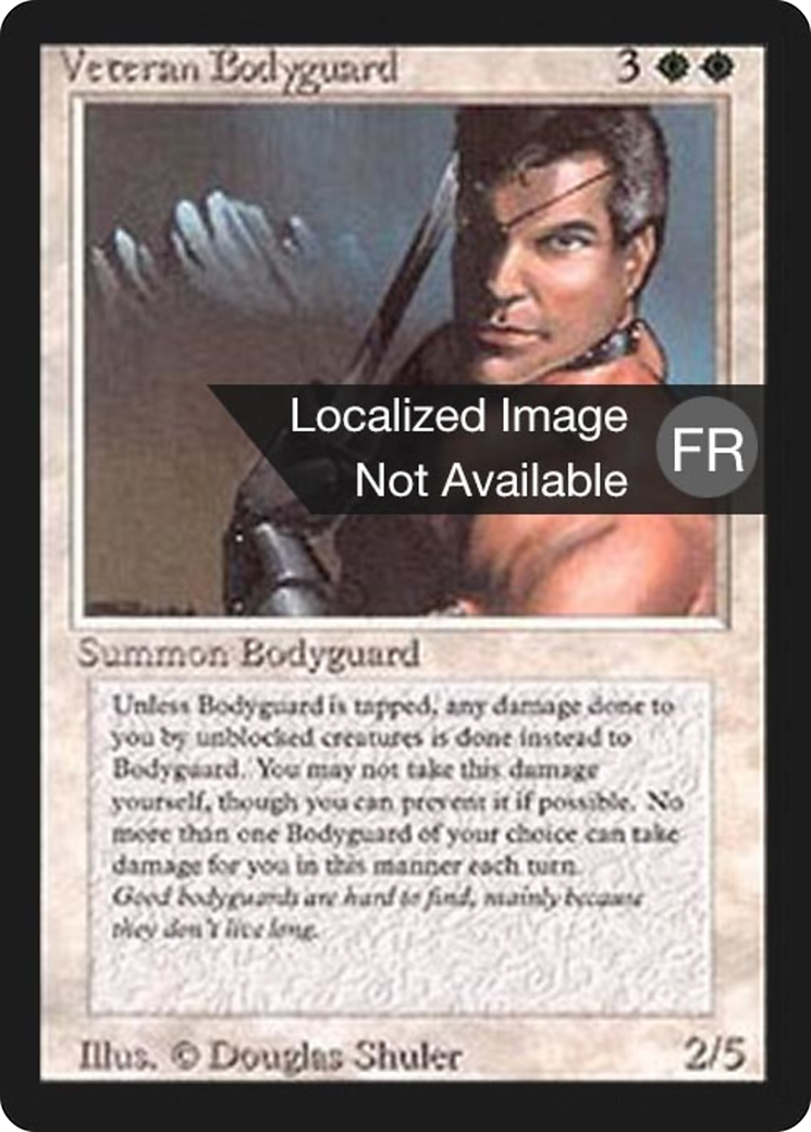 Veteran Bodyguard [Foreign Black Border] | Grognard Games