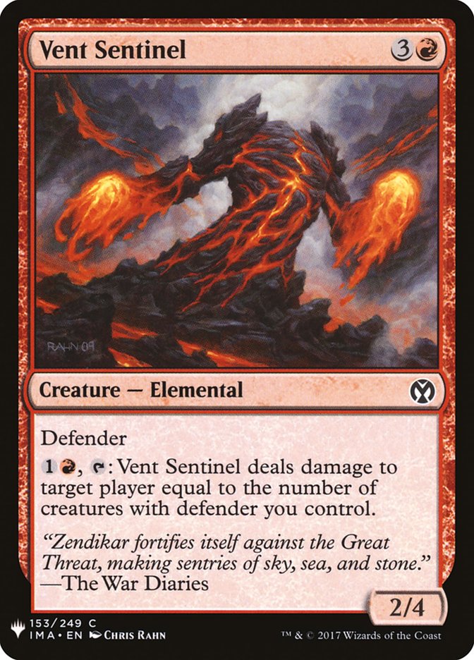 Vent Sentinel [Mystery Booster] | Grognard Games