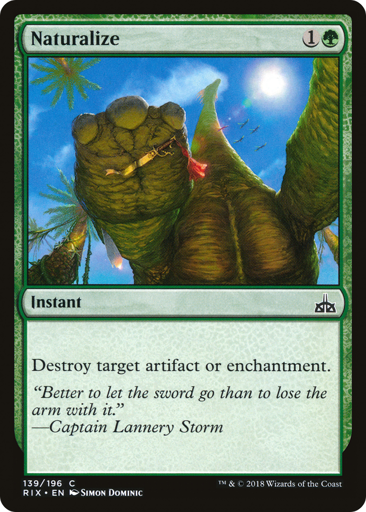 Naturalize [Rivals of Ixalan] | Grognard Games