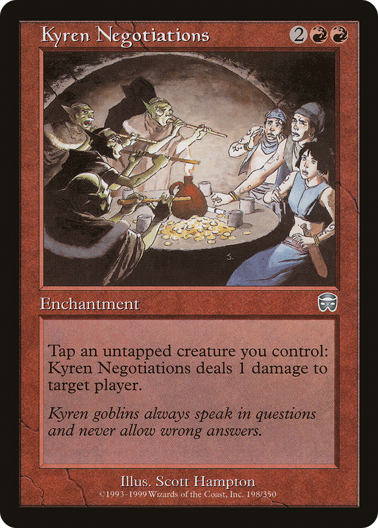 Kyren Negotiations [Mercadian Masques] | Grognard Games