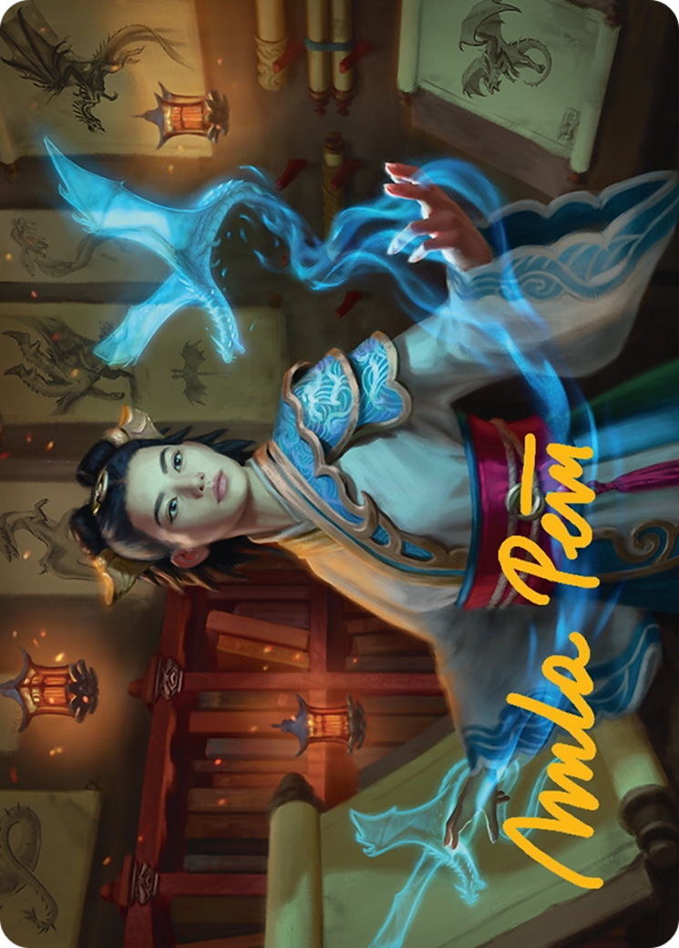 Dragonologist Art Card (6/54) [Tarkir: Dragonstorm Art Series] | Grognard Games