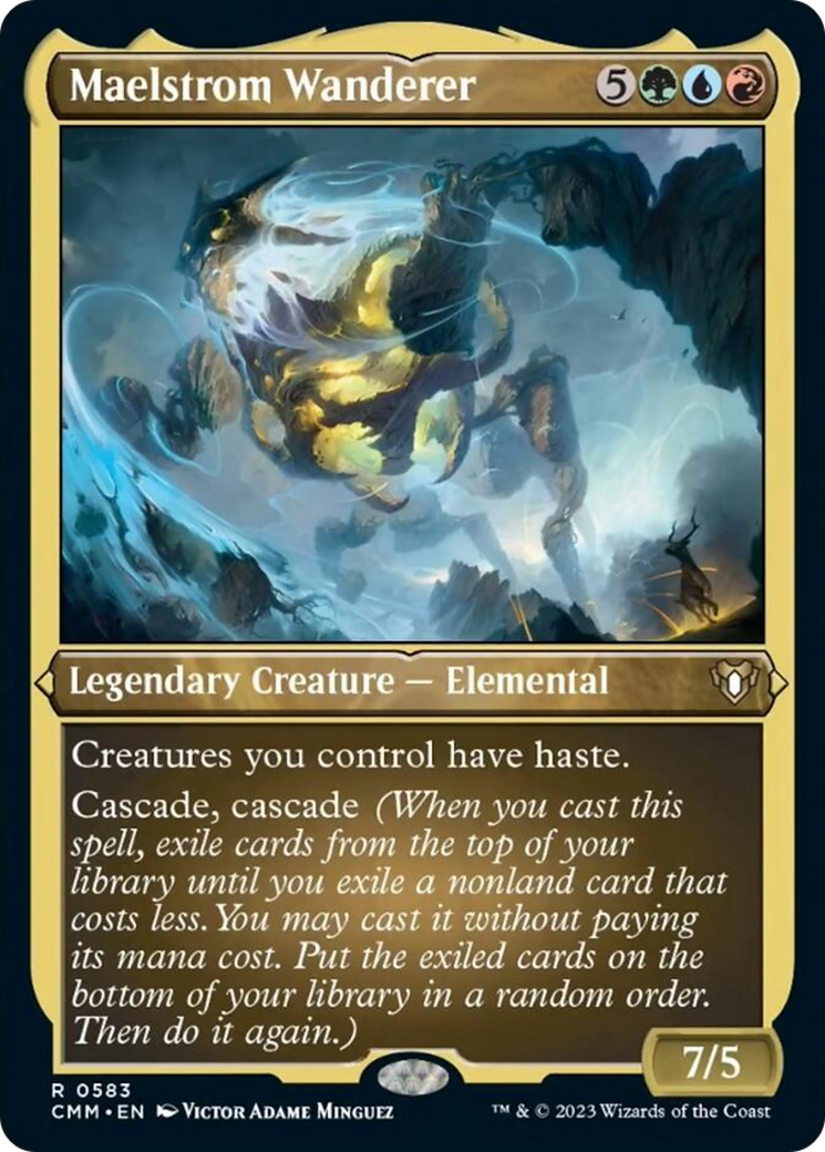 Maelstrom Wanderer (Foil Etched) [Commander Masters] | Grognard Games