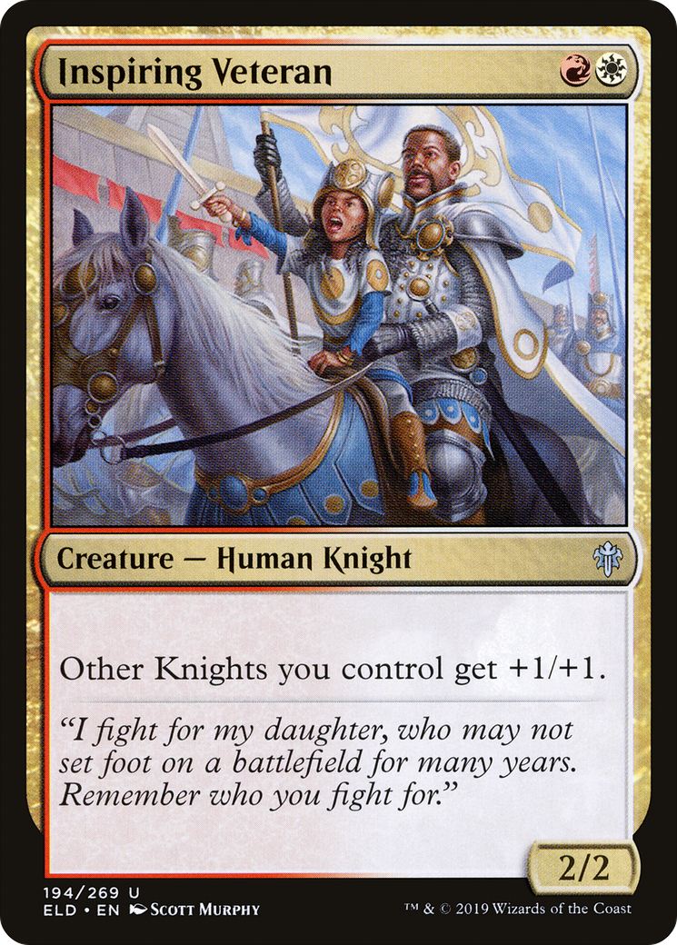 Inspiring Veteran [Throne of Eldraine] | Grognard Games