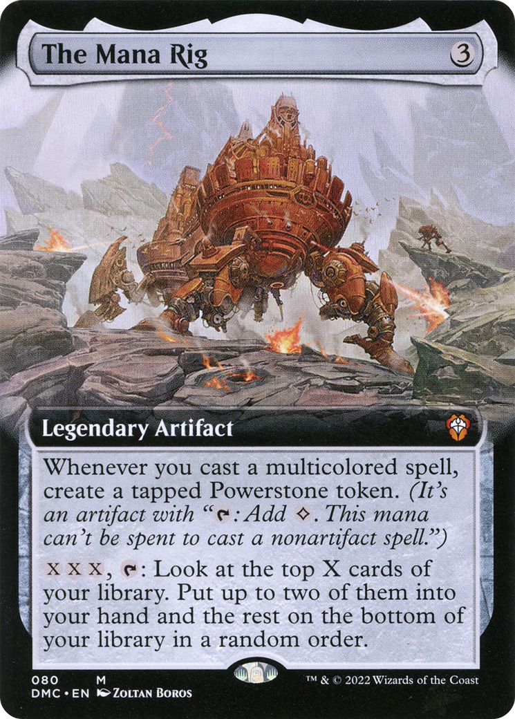 The Mana Rig (Extended Art) [Dominaria United Commander] | Grognard Games