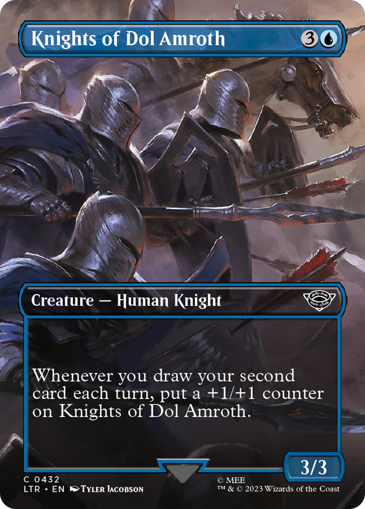 Knights of Dol Amroth (Borderless Alternate Art) [The Lord of the Rings: Tales of Middle-Earth] | Grognard Games
